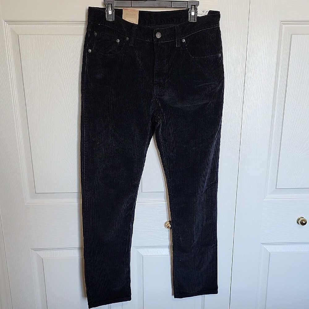 Nwt levis mens blk Corduroy levis